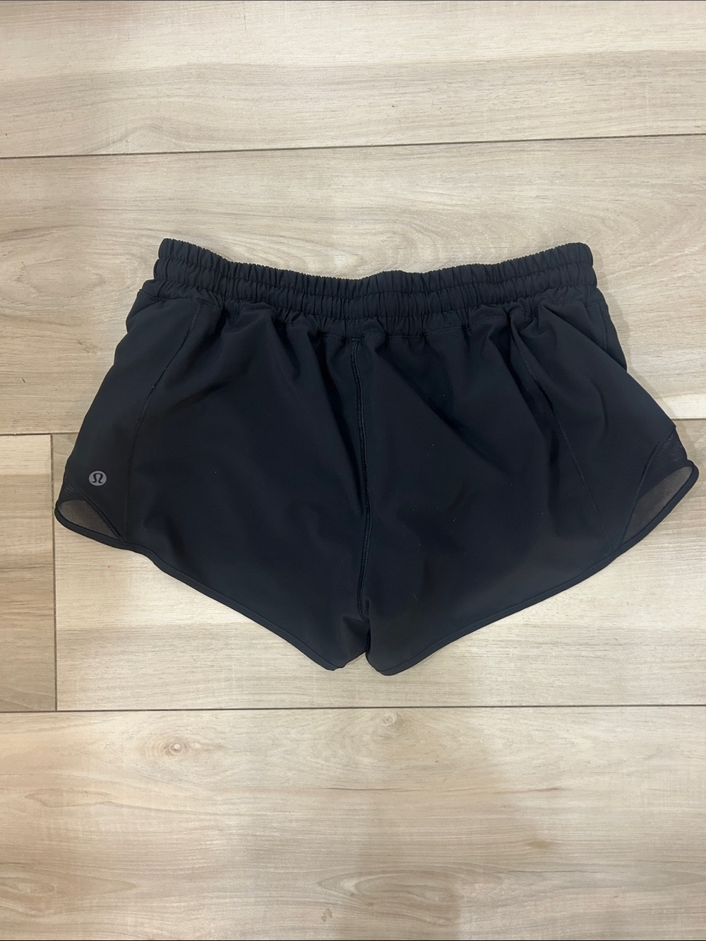 lululemon athletica Black Women's Running Shorts with Reflective Trim - Picture 3 of 3